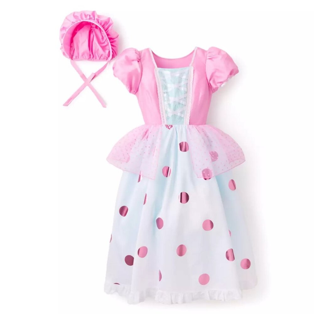 Disney Pink and White Polka Dot Dress